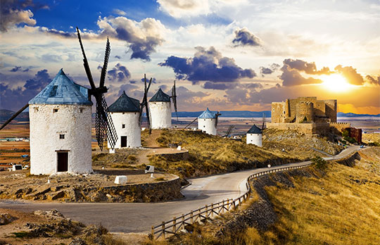 Windmills of Don Quixote