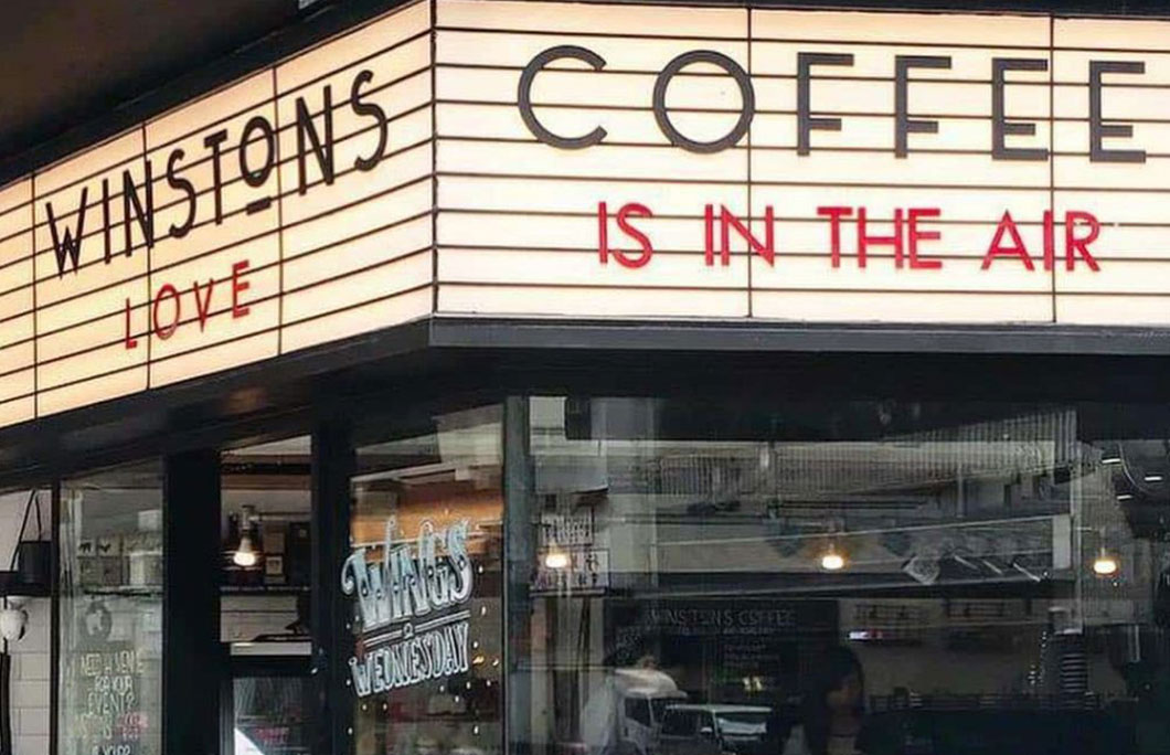 39th. Winstons Coffee – Hong Kong