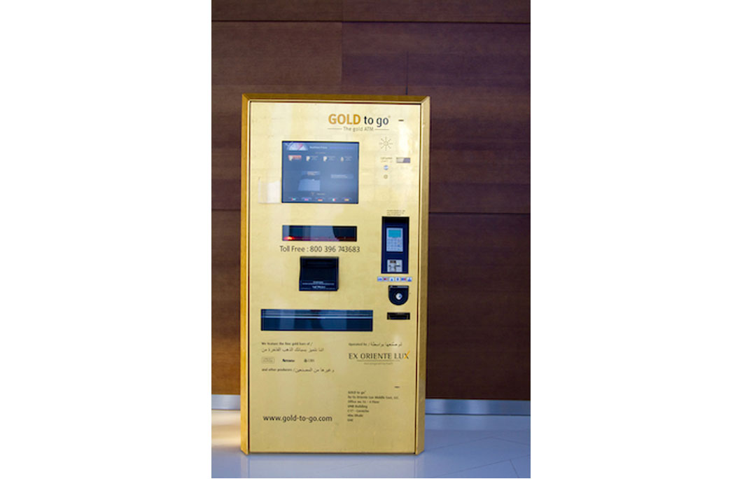 You can get gold from ATMs